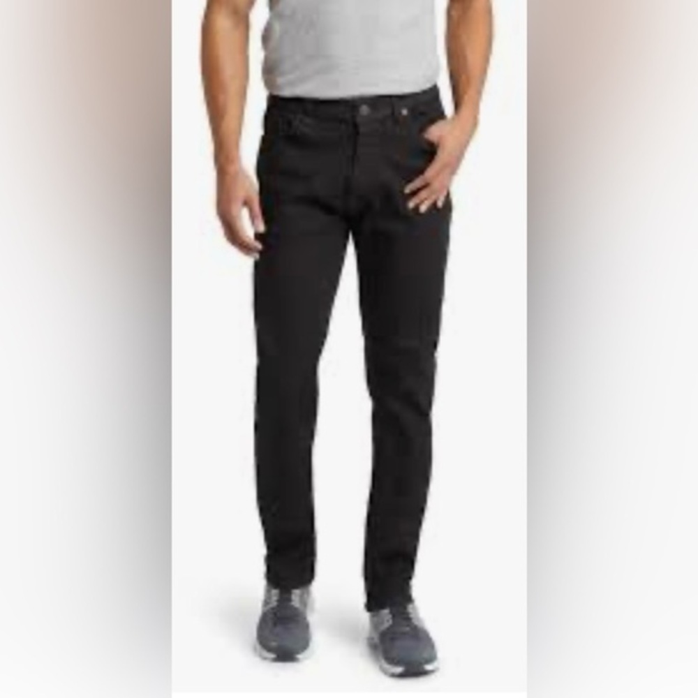 Barbell Apparel Black Denim Straight Leg Athletic Fit Jeans size 34